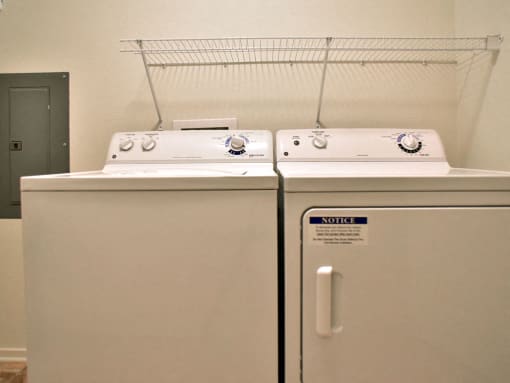 In-Unit Washer and Dryer at Prairie Lakes Apartments, Peoria, IL