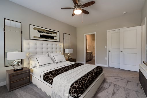 Prestige Master Bedroom at Emerald Creek Apartments, Greenville