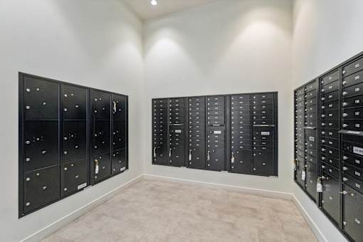 Mailroom at Lafayette West Apartments, Michigan
