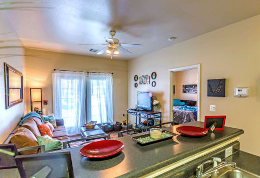 Living room with