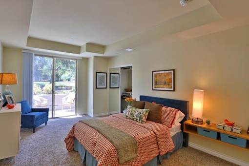 Primary Bedroom at Oasis at Lake Encino Apartments, Encino, 91316