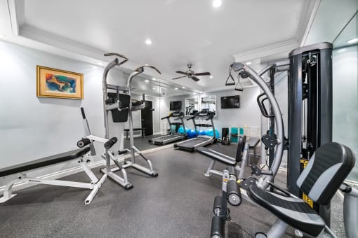 the gym