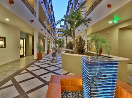 Main Hallway at Oasis at Lake Encino Apartments, Encino, California