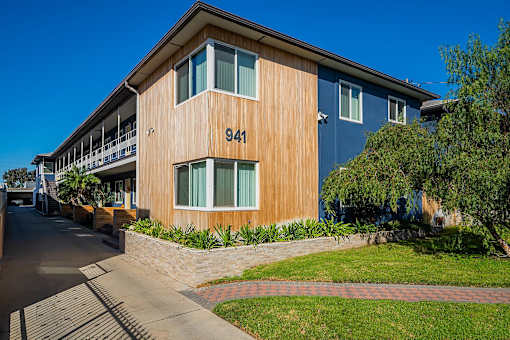 A modern building with the number 941 on the front.