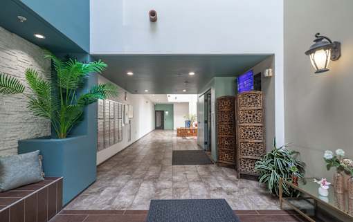 entryway of building