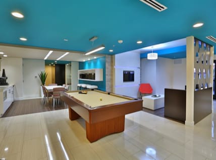 Billiard Table at Oasis at Lake Encino Apartments, Encino, California