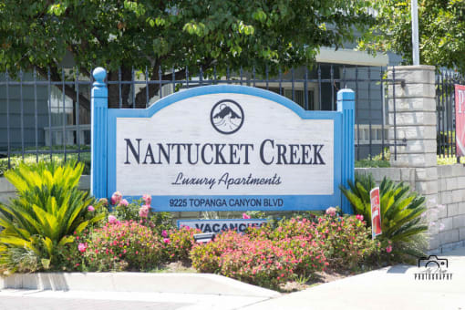 Monument Sign with Nantucket Creek Logo