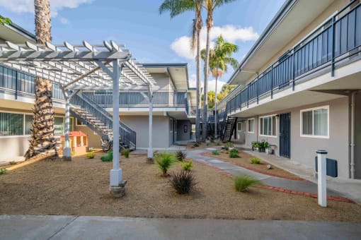 our apartments offer a courtyard for residents