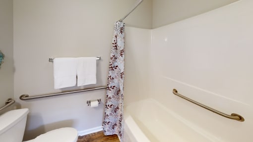 Large Soaking Tub In Bathroom at The Dorchester & Manor, Pineville, 28134