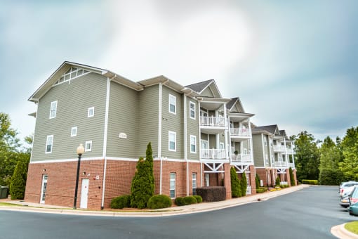 Elegant Exterior View at The Dorchester & Manor, Pineville, NC, 28134