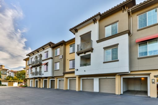 capriana apartments with garage parking at Capriana at Chino Hills, California