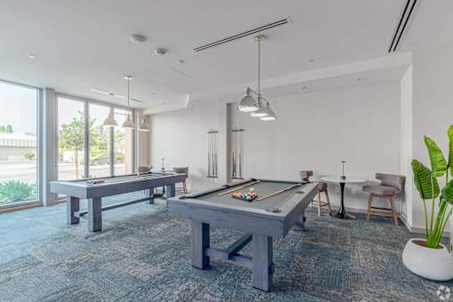 Billiard Table at Casa Estilo Apartments, California