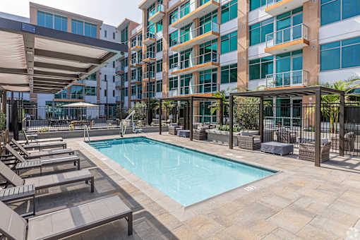 Swimming Pool Area at Casa Estilo Apartments, Chula Vista, 91910