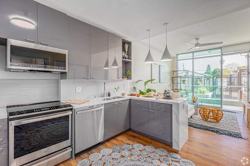 Stylish Kitchen at Casa Estilo Apartments, California, 91910