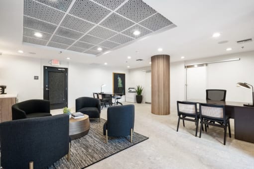 Clubroom with lounge seating at Vera Cortez Hill, San Diego