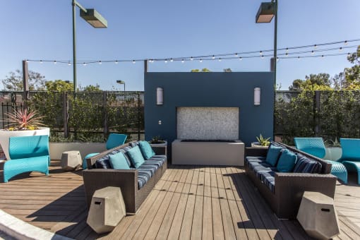 Outdoor seating area at Pointe Niguel, Laguna Niguel, 92677