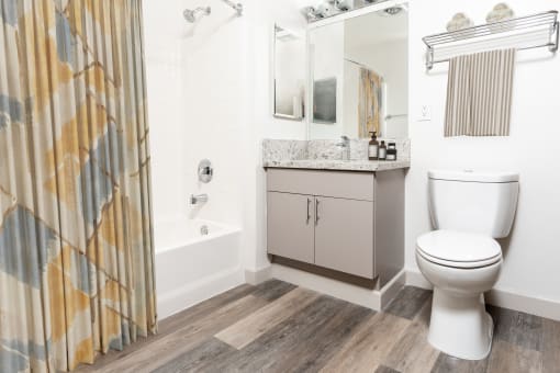 furnished bathroom