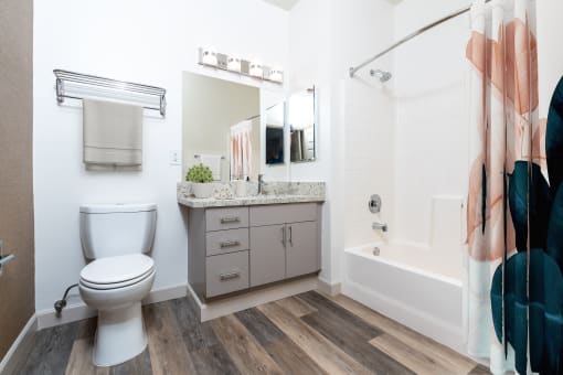 furnished bathroom