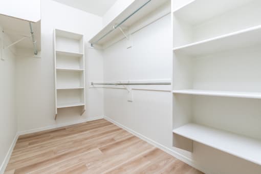 Walk-In Closets With Built-In Shelving at Dobson 2222, Chandler, AZ