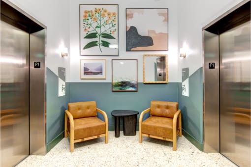 resident elevator lobby