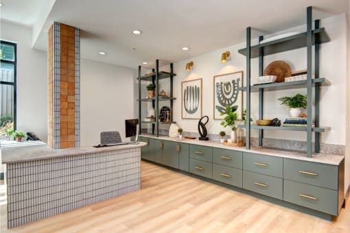 leasing office area