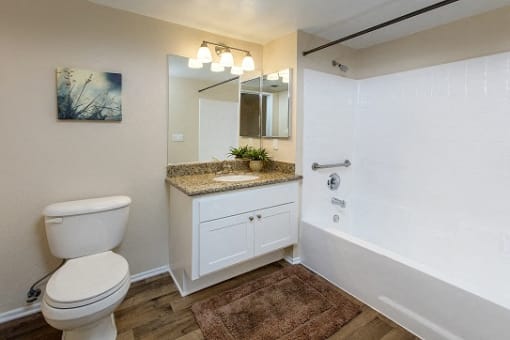 Bathroom With Tub at 55+ FountainGlen Pasadena, California, 91101