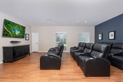 Theater room at FountainGlen Stevenson Ranch