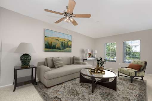 FountainGlen Stevenson Ranch apartment living room