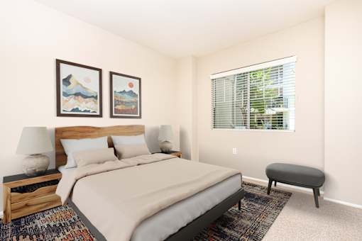 Large Bedroom at 55+ FountainGlen Terra Vista, Rancho Cucamonga