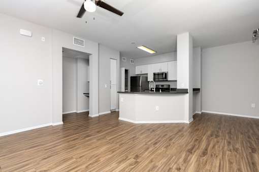 Spacious kitchen at The Grove Apartments, California, 91761