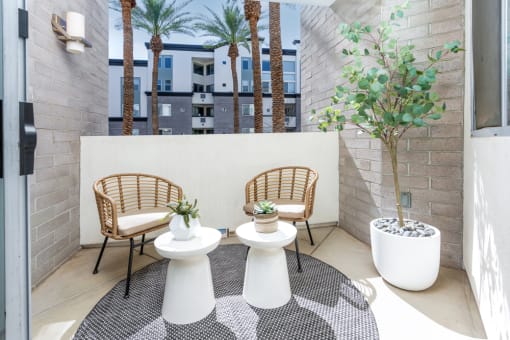 Large Private Patios & Balconies at Level at Sixteenth, Arizona
