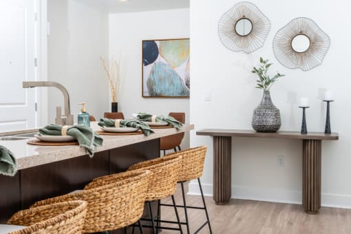 Contemporary Dining Room at Level at Sixteenth, Phoenix, AZ