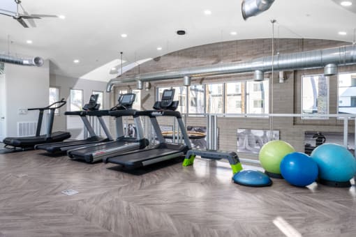 Fitness Center With Updated Equipment at Level at Sixteenth, Phoenix, Arizona
