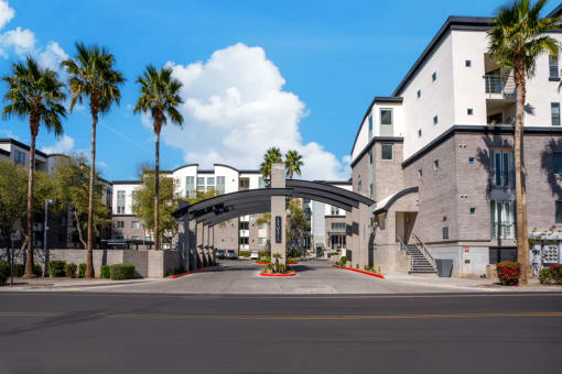 Property entrance at Level at Sixteenth, Phoenix, AZ, Arizona, 85014