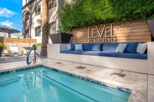 Swimming Pool With sitting area at Level at Sixteenth, Phoenix, 85014
