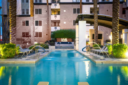 Swimming Pool And Sundeck at Level at Sixteenth, Phoenix, 85014