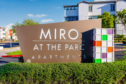 property sign board at Miro at the Parc, Henderson, 89074