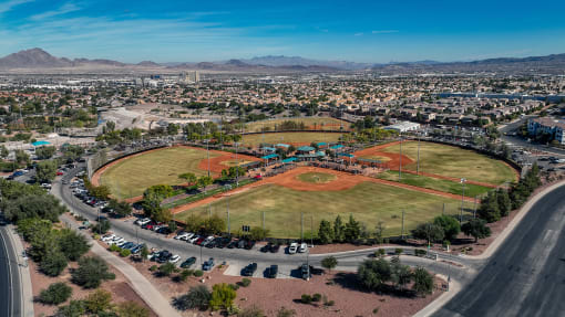 an aerial view at Miro at the Parc, Henderson, Nevada