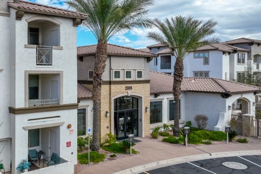 leasing office with leasing parking at Monument, Chandler, Arizona
