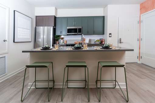 A Kitchen With Bar Stool at North Grove, California, 92501