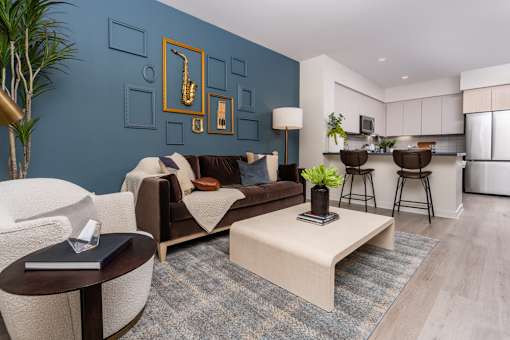 A Living Room With a Coffee Table at North Grove, California, 92501