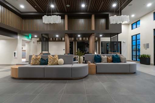 A Living Room With Wooden Ceiling at North Grove, Riverside