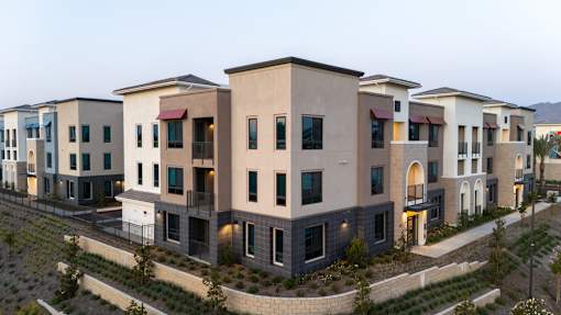 A Row Of Modern Houses at North Grove, California
