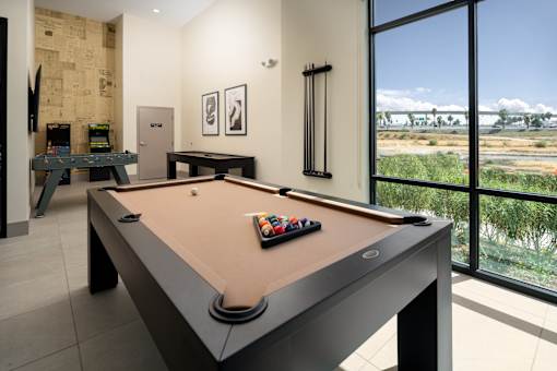 Billiards Table at North Grove, Riverside, CA