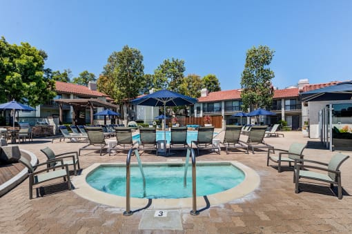 Jacuzzi with seating at Pointe Niguel, Laguna Niguel, 92677