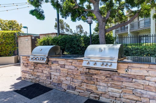Outdoor grill at Pointe Niguel, Laguna Niguel, 92677