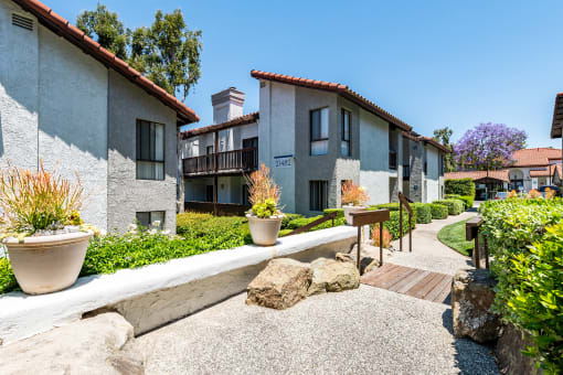 Exterior of apartment complex at Ridgecrest, Lake Forest