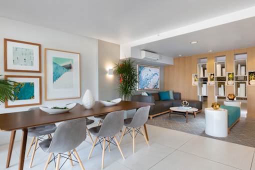 Elegant Dining Room at Palo Alto Place, Palo Alto, California