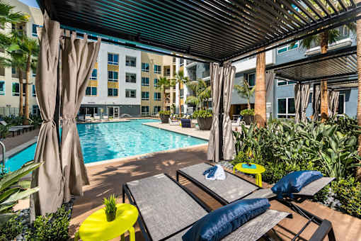 Pool With Cabana at Rize Irvine, Irvine, CA, 92614