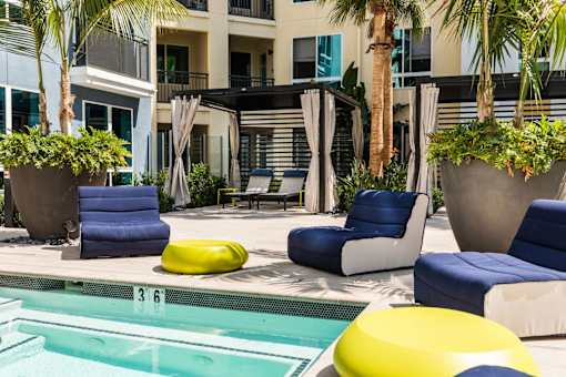 Pool With Lounge Area at Rize Irvine, Irvine, 92614
